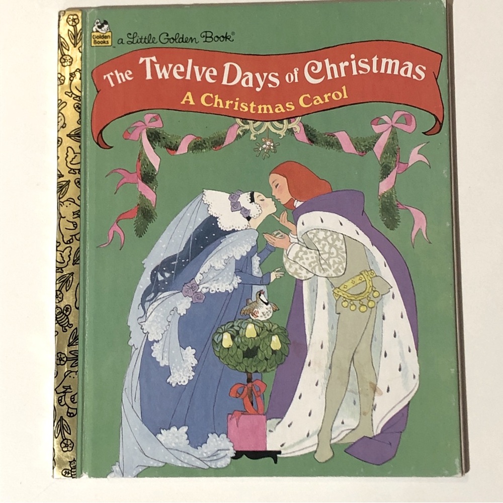 5for$20📗Little Golden Book 1982 - The Twelve Days of Christmas Book